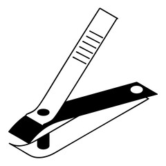 Nail Trimmer isometric vector icon, beauty and personal care symbol, cosmetic dermatology sign, body aesthetics stock illustration, compound lever style Nail Clipper concept