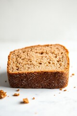 Freshly baked loaf showcases rich texture and warm, inviting col