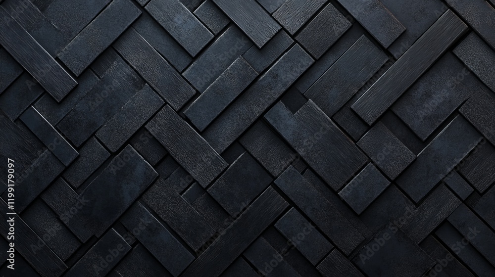 Poster Dark geometric pattern background. Abstract texture.