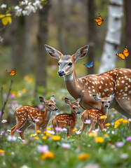 deer in the forest
