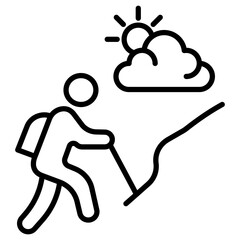 Trekking Icon