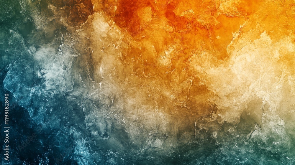 Aufkleber Abstract background with warm and cool colors blending together.