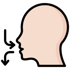 Breathing Outline Color Icon