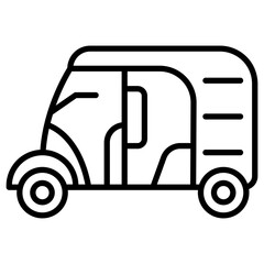 Auto Rickshaw Icon