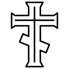 Orthodox Cross Icon