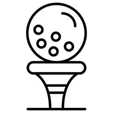 recommend clip art: Golf Ball Icon