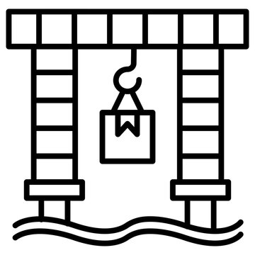recommend clip art: Bridge Crane Icon