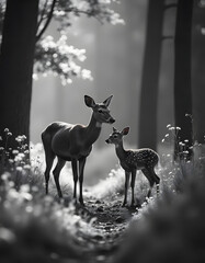deer in the forest