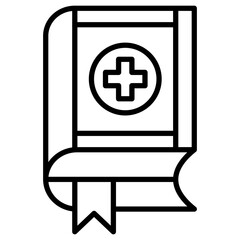 Fototapeta premium Nursing Education Icon