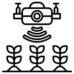 Smart Farming Icon