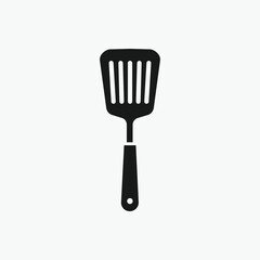 Simple Vector Illustration of a Kitchen Spatula