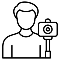 Male Vlogger Icon