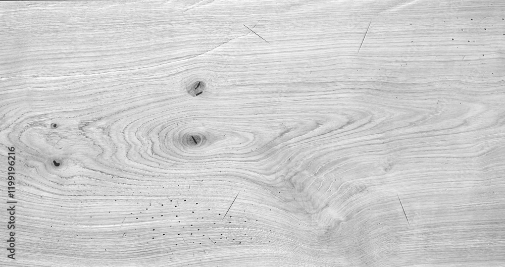 Poster a wooden board with a grain pattern and a few knots. the board is white and has a natural texture