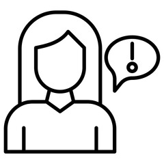 Female Informant Icon