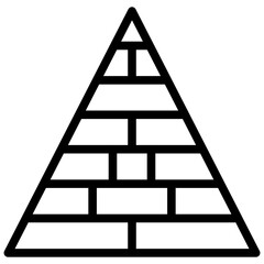 Segmented Pyramid Icon