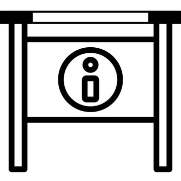 recommend clip art: Information Kiosk Icon