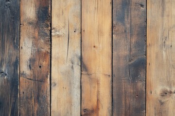 Fototapeta premium Weathered wood planks, each with its unique history and character.