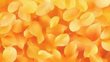 Golden autumn leaves background texture