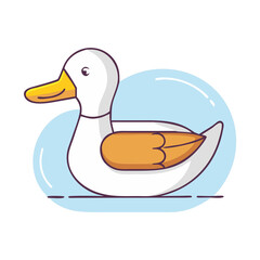 duck decoy icon, duck decoy vector illustration-simple illustration of duck decoy, perfect for duck decoy logos and themed design 