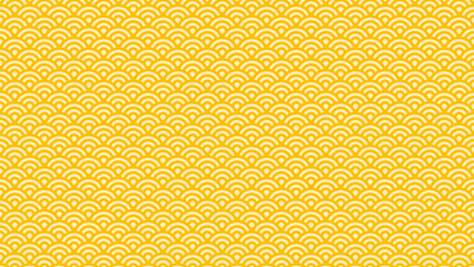 Geometric Cloud and Ripple background. Japanese Cloud and Wave Motif Pattern background. Abstract Waves and Cloud Motif Background. 