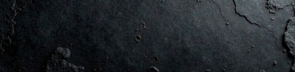 Obraz premium Deep black texture with distressed, rough surface, industrial, paint
