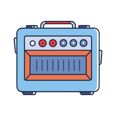 amplifier icon, amplifier vector illustration-simple illustration of amplifier, perfect for amplifier logos and themed design 