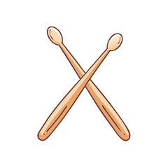 drumsticks icon, drumsticks vector illustration-simple illustration of drumsticks, perfect for drumsticks logos and themed design 