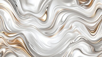 Obraz premium Abstract Elegant Marble Texture with Gold Accents in Modern Fluid Design