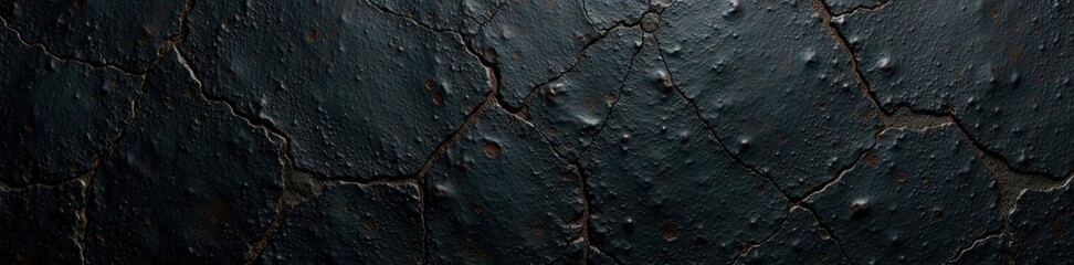 Deep black metal, heavy scratches, grunge texture, photo, scratched metal