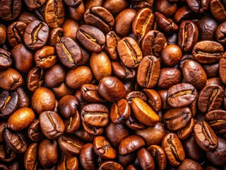 Fototapeta premium Roasted Coffee Beans, Healthy, Organic, Studio Shot, Copy Space