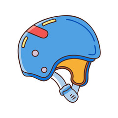 skateboard helmet icon, skateboard helmet vector illustration-simple illustration of skateboard helmet, perfect for skateboard helmet logos and themed design 