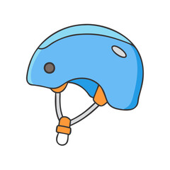 Obraz premium skateboard helmet icon, skateboard helmet vector illustration-simple illustration of skateboard helmet, perfect for skateboard helmet logos and themed design 