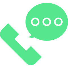 Call icon single vector illustration