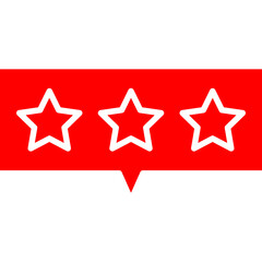 Review icon single vector illustration