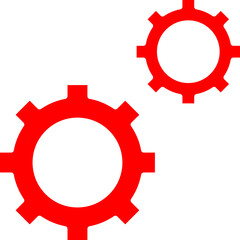 Setting icon single vector illustration