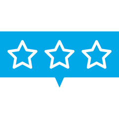 Obraz premium Review icon single vector illustration