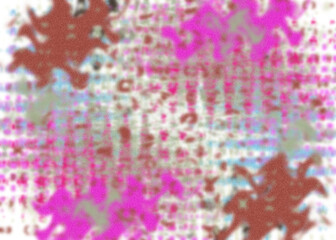 An abstract transparent psychedelic wavy vignette design element overlay.