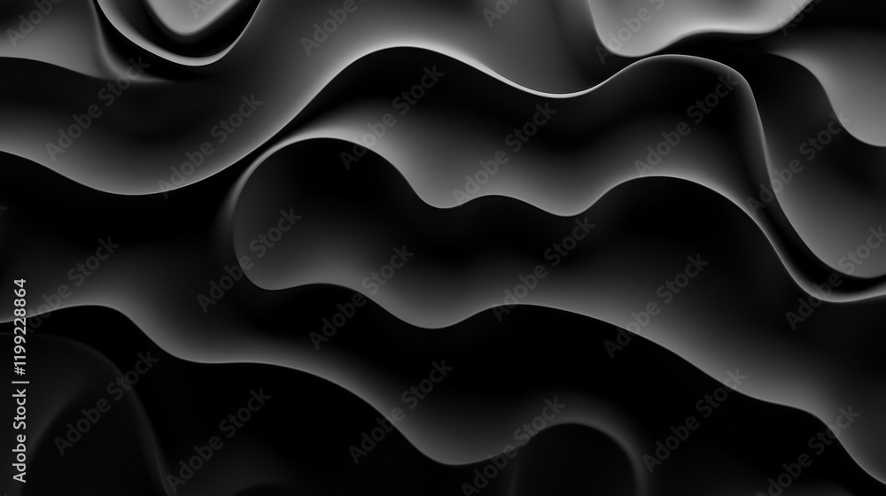 Aufkleber abstract background with dark, wavy, flowing shapes. perfect for design projects.
