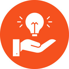 Solution icon single vector illustration