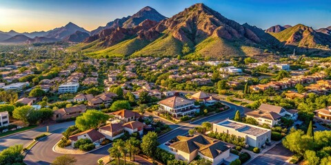 Scottsdale Paradise Valley Aerial Drone 2021 - Arizona Mountain Views