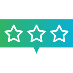 Review icon single vector illustration