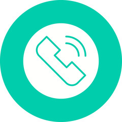 Phone Call icon single vector illustration