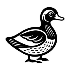 Duck icon in filled style