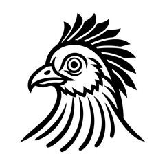 A solid icon of nicobar pigeon