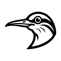 A solid icon of royal tern