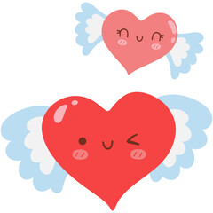 Valentines cute vector