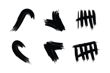 Creative Grunge Brush Stroke Abstract Bundle