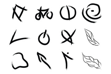 Brush Stroke B 6_Set V-2