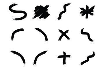 Brush Stroke B 6_Set V-1