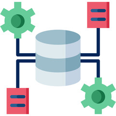 Database Networking Icon